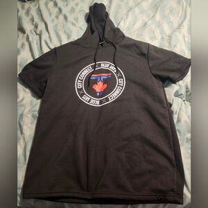 Toronto Blue Jays City Connect Short-Sleeved Hoodie 2024 SGA Men's Size XL